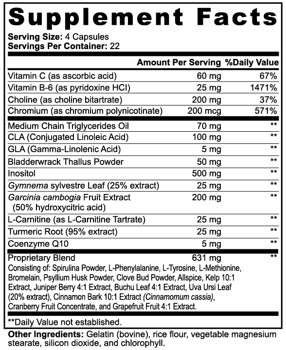 FAT BURNER WITH MCT