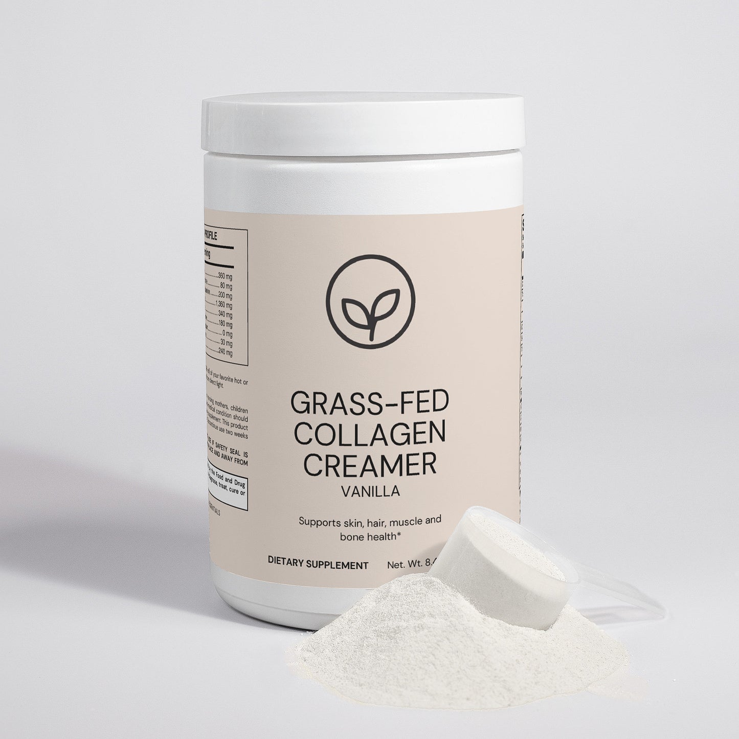 GRASS-FED COLLAGEN CREAMER (VANILLA)
