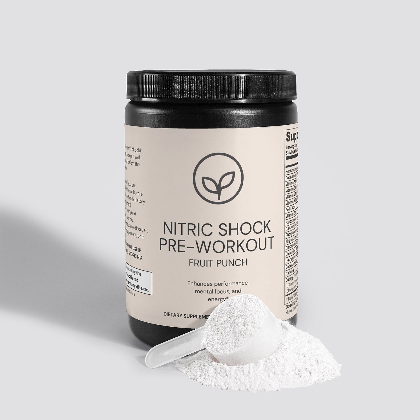 NITRIC SHOCK PRE-WORKOUT POWDER (FRUIT PUNCH)