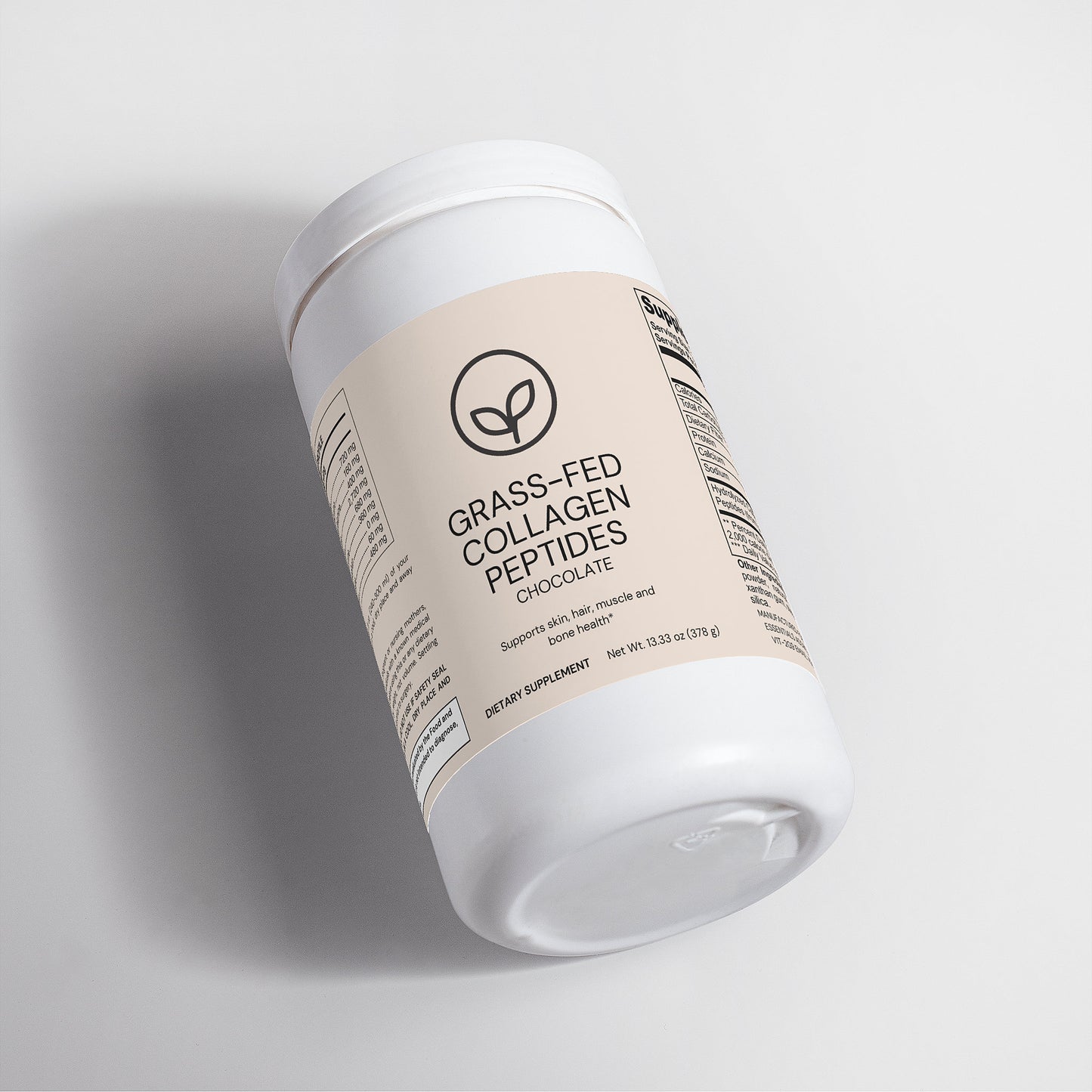 GRASS-FED COLLAGEN PEPTIDES POWDER (CHOCOLATE)