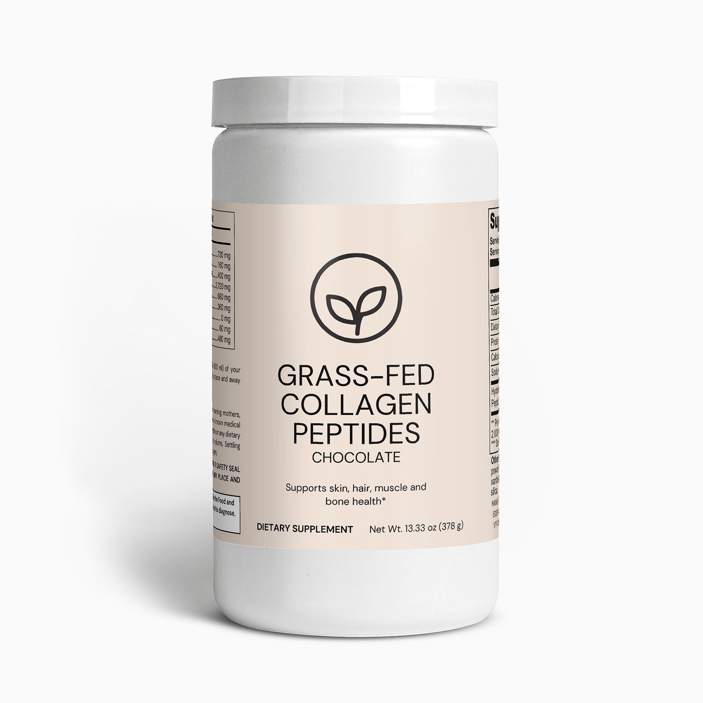 GRASS-FED COLLAGEN PEPTIDES POWDER (CHOCOLATE)
