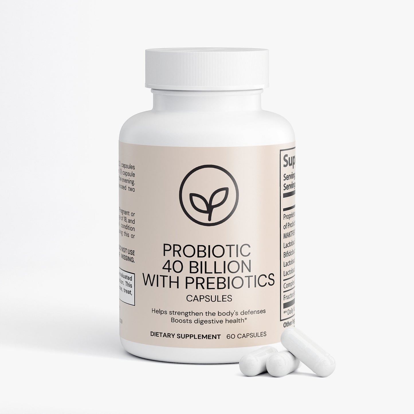 PROBIOTIC 40 BILLION WITH PREBIOTICS