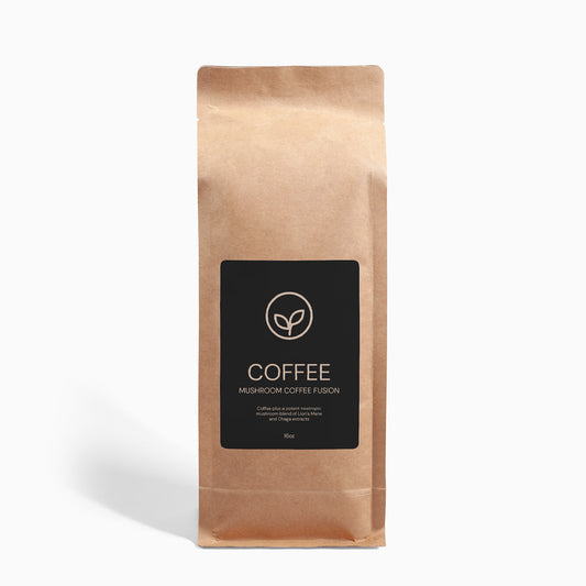 MUSHROOM COFFEE FUSION- LION'S MANE & CHAGA 16OZ