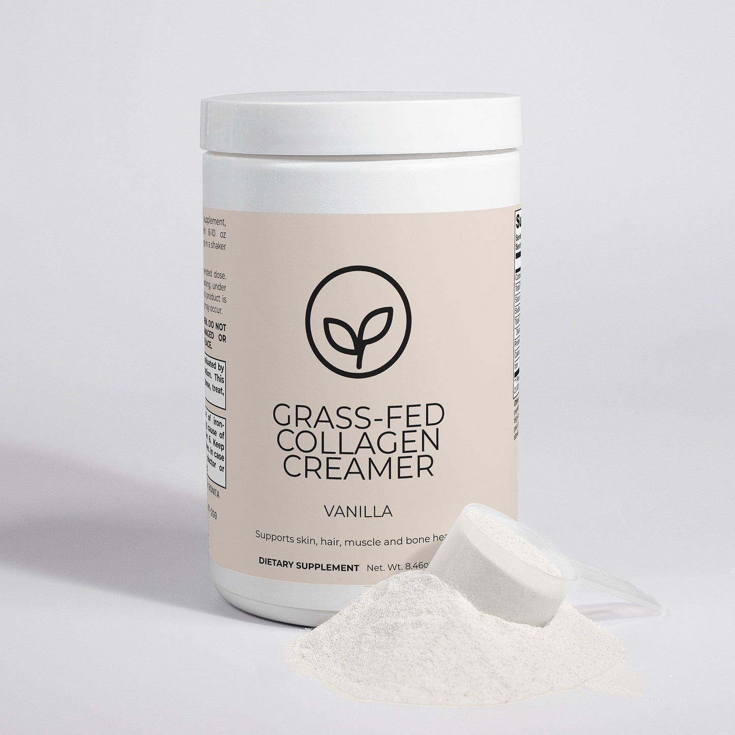 Grass-Fed Collagen Creamer (Vanilla)