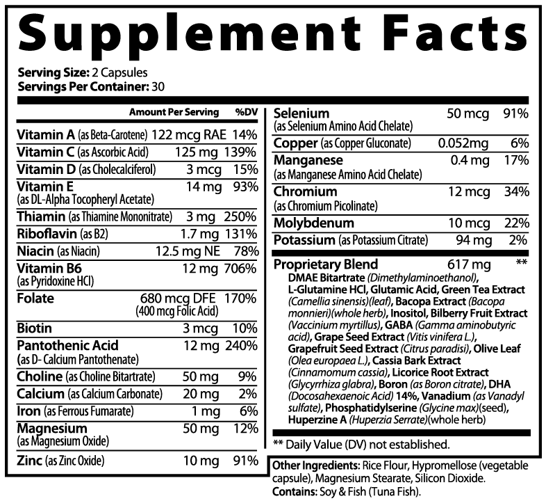 BRAIN & FOCUS FORMULA