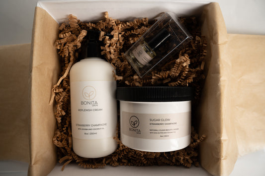 STRAWBERRY CHAMPAGNE PEDICURE KIT